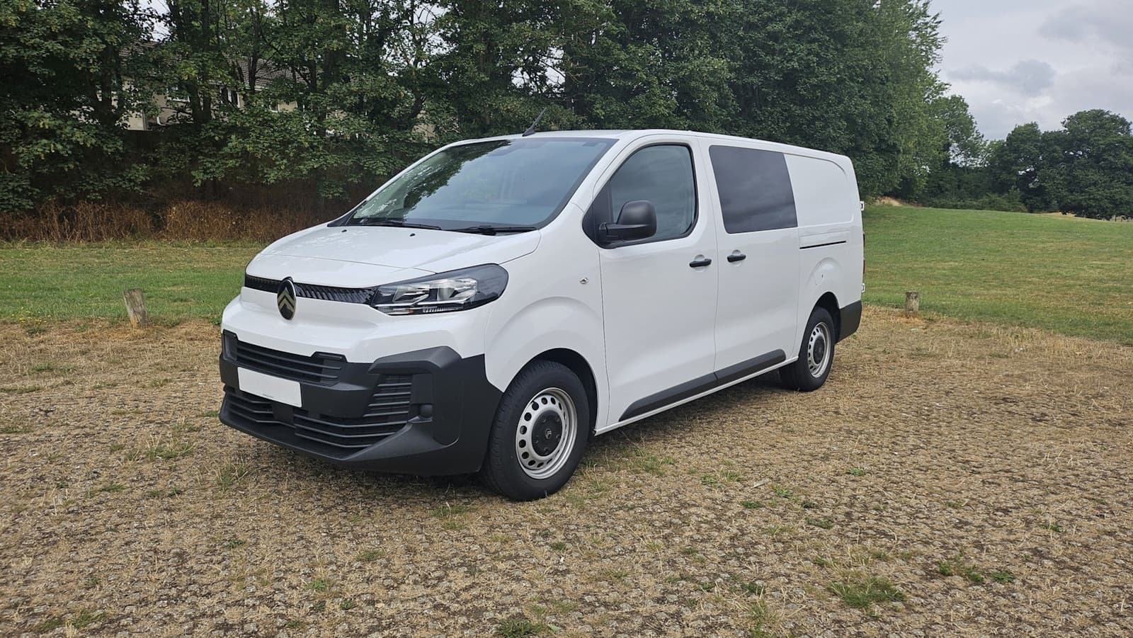 A new commercial van financed on hire purchase