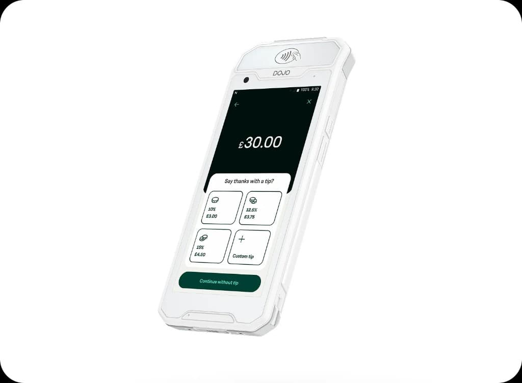 Dojo Pocket front and back showing Approved screen