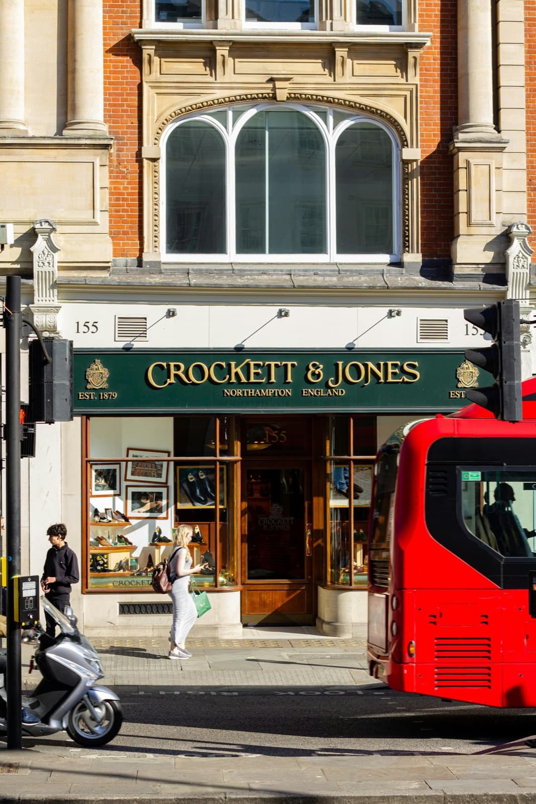 Established shopfront on a busy British high street